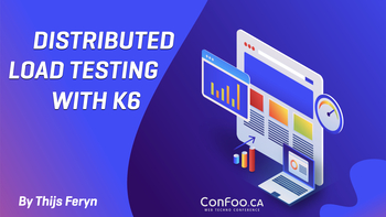Distributed load testing with k6. Presented by Thijs Feryn on 2023-02-23