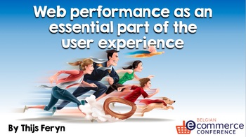 Web performance as an essential part of the user experience. Presented by Thijs Feryn on 2017-10-05
